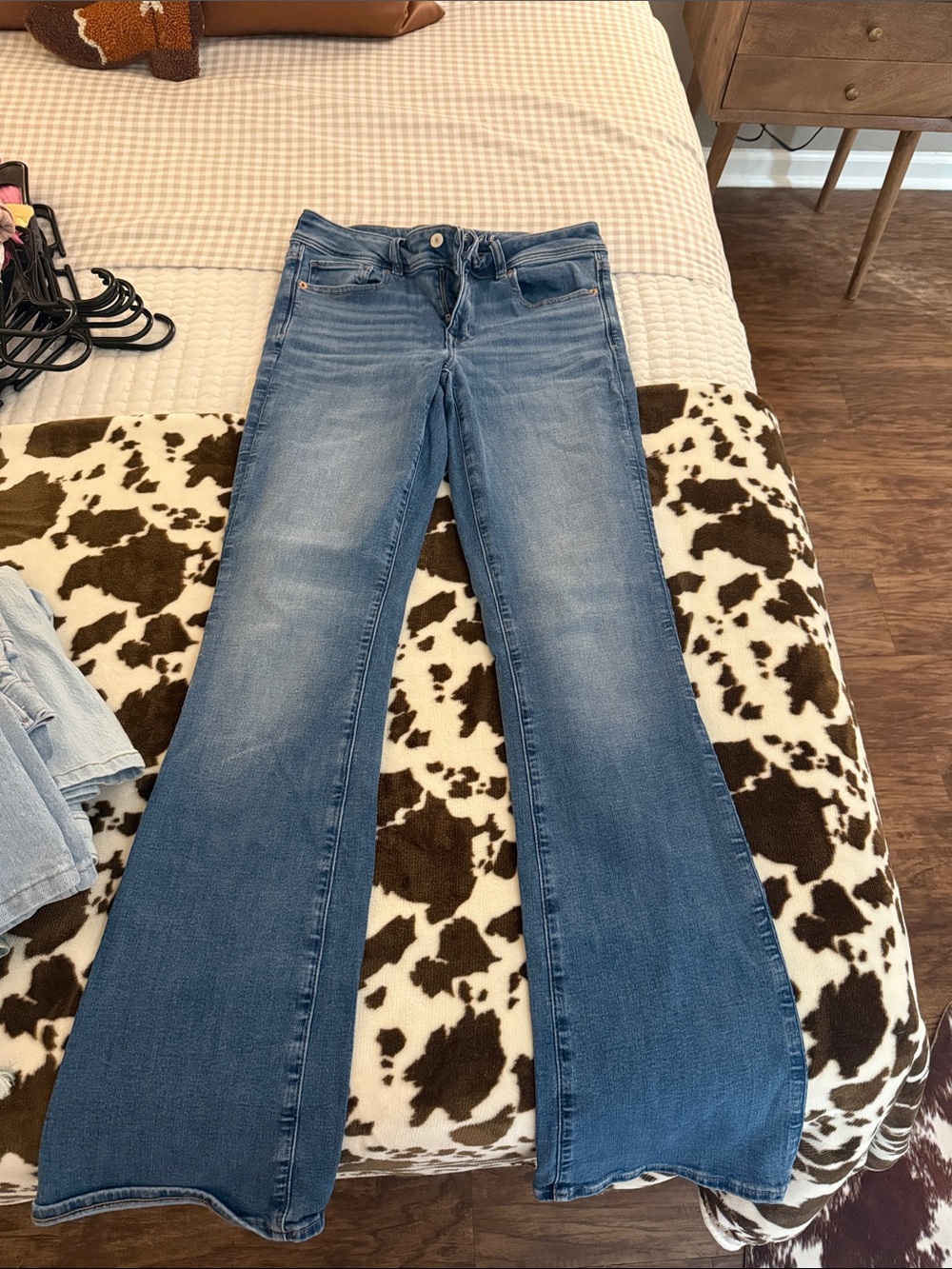 American Eagle Outfitters Medium Blue Flare Jeans